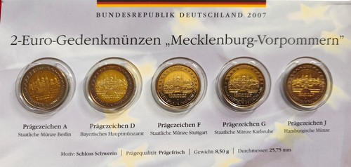 2-Euro-Gedenkmünzen