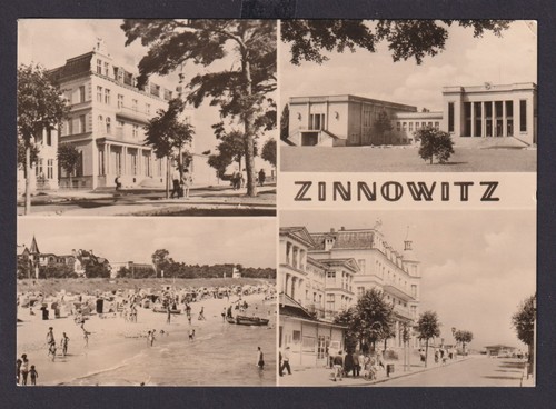 Ansichtskarte zinnowitz - ansichtskarte,