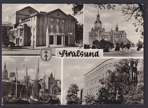 Ansichtskarte stralsund - ansichtskarte,