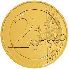 2 Euro Deutschland 24 Karat