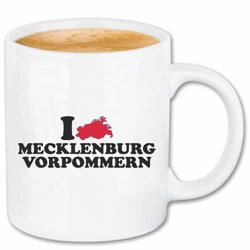 Kaffeetasse love mecklenburg - kaffeetasse,