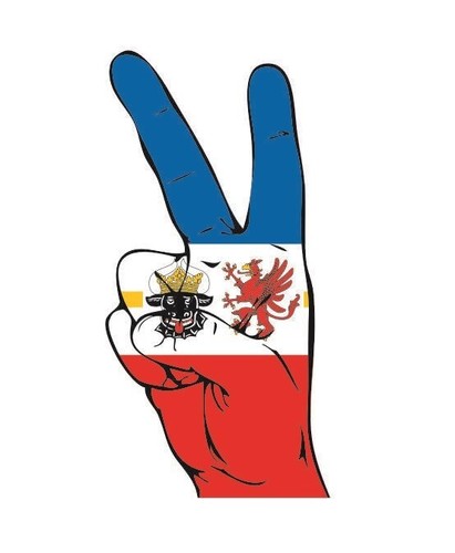 Aufkleber peace finger - aufkleber,