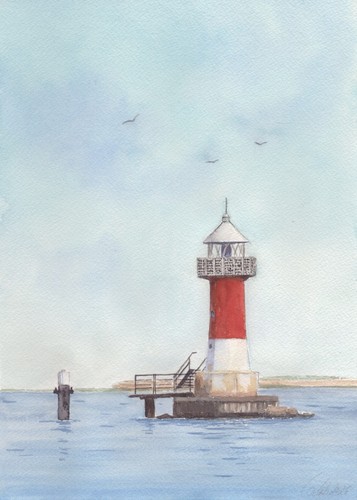 Original aquarell - original,